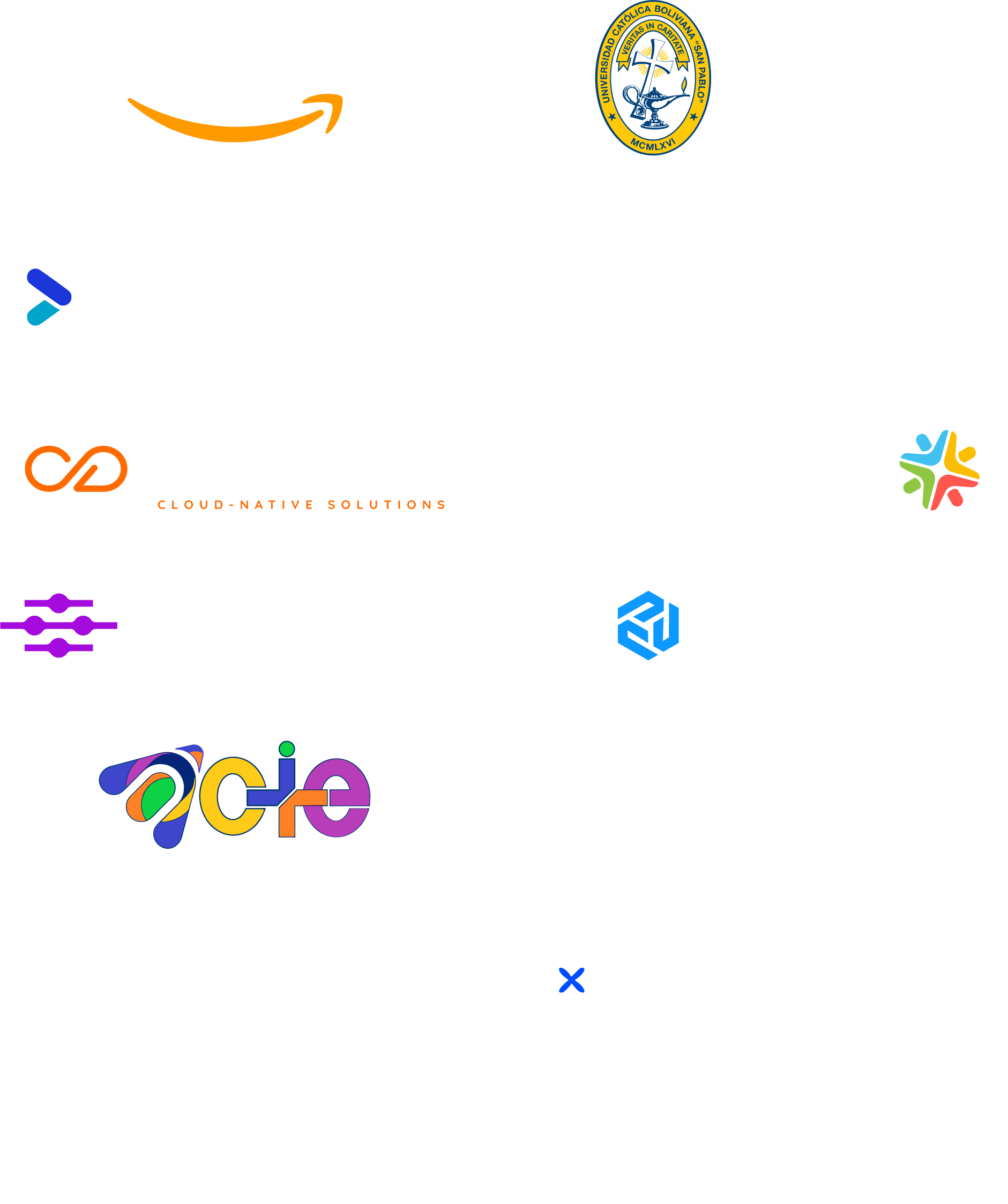 Sponsors de ediciones anteriores del AWS Community Day Bolivia